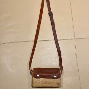 BELLOTA Handmade Wood and Leather Bag